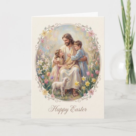 Ostergeschenkkarte "Blicke aufwärts" Karte (Vorderseite)
