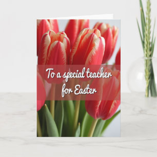 Ostergeschenkkarte für Lehrer Karte