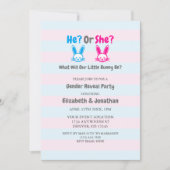 Ostergeschlechtsspezifische Party Einladung (Vorderseite)