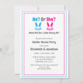 Ostergeschlechtsspezifisches Party Einladung (Vorderseite)