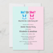 Ostergeschlechtsspezifisches Party Einladung (Vorderseite)