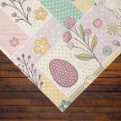 Ostergeschnitzel Pastell Hasen Eier und Gingham Seidenpapier