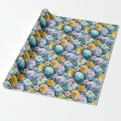 Ostergestecke und bunte Eier Geschenkpapier (Ungerollt)