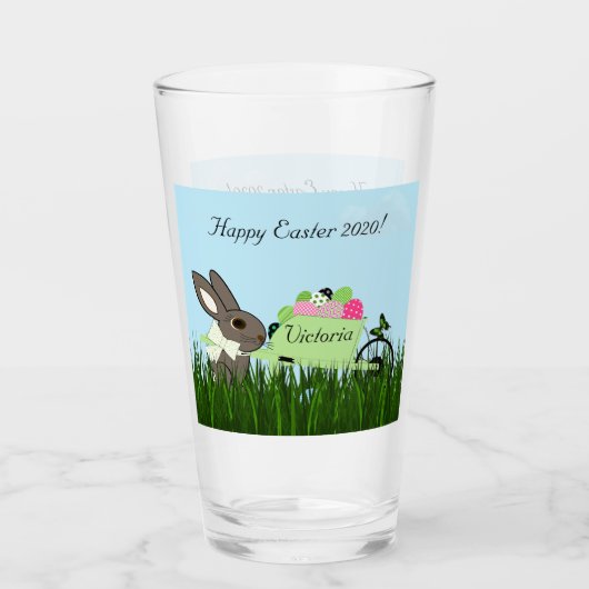 Ostergetränk Gläser Sonnenstrahlen Eierschleppkahn (Vorderseite)