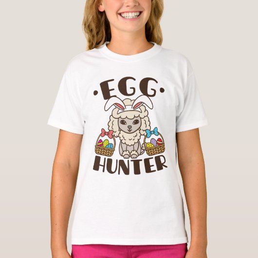 Ostergewächse Ei Hunter Hund T-Shirt (Vorderseite)