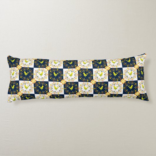 Ostergewächse Seitenschläferkissen (Rückseite)