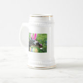Ostergiraffe Bierglas (Vorderseite Links)