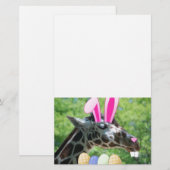 Ostergiraffe Briefpapier (Vorne/Hinten)