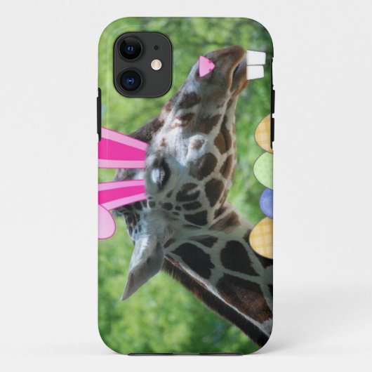 Ostergiraffe Case-Mate iPhone Hülle (Rückseite)