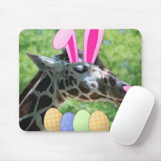 Ostergiraffe Mousepad (Mit Mouse)
