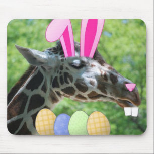 Ostergiraffe Mousepad