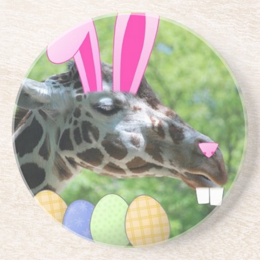 Ostergiraffe Untersetzer (Vorne)