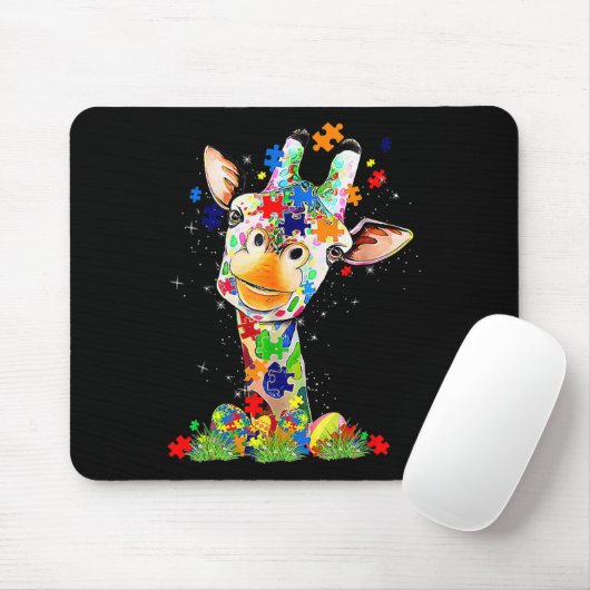 Ostergiraffe Welterbesichtigungstag Mousepad (Mit Mouse)