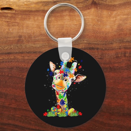 Ostergiraffe Welterbesichtigungstag Schlüsselanhänger (Vorderseite)