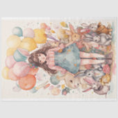 OsterGirl 3 Dekoupage Paper Seidenpapier (Vorderseite)