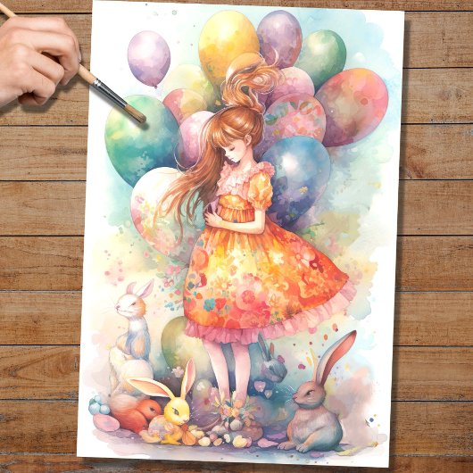 OsterGirl 4 Decoupage Paper Seidenpapier