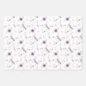 OsterGirl Bunny Personalisiert Name Lila Geschenkpapier Set (Vorderseite 2)