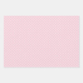OsterGirly Pink Bunnies und Polka Dots Muster. Geschenkpapier Set (Vorderseite 2)
