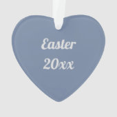 Osterglaube, Kreuz in den Wolken Ornament (Rückseite)