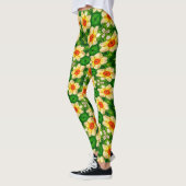 Osterglocke-Blume-Muster Leggings (Links)
