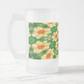 Osterglocke-Blume-Muster Mattglas Bierglas (Links)
