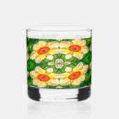 Osterglocke-Blume-Muster Whiskyglas (Rechts)