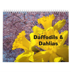 Osterglocken & Dahlien Kalender Floral