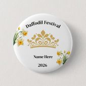 Osterglocken-Festival-Anstecknadel Button (Vorderseite)