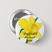 Osterglocken-Festivalknopf Button (Vorne & Hinten)