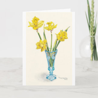 Osterglocken für den Frühling Karte