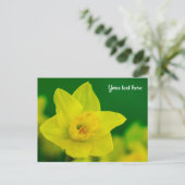 Osterglocken-Grußkarte Postkarte (Stehend Vorderseite)