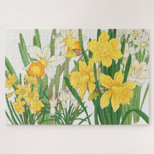 Osterglocken-Holzschnitt, Tanigami Kônan, 1917 Puzzle