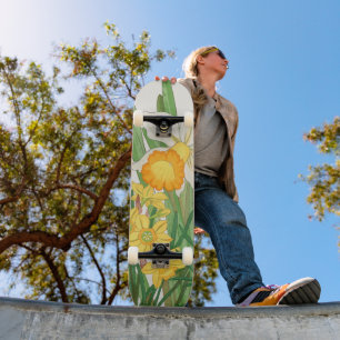 Osterglocken-Holzschnitt, Tanigami Kônan, 1917 Skateboard