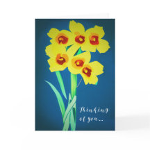 Osterglocken-Illustration - Ich denke an dich