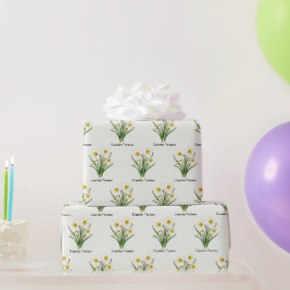 Osterglocken im Dezember Geschenkpapier