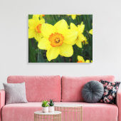 Osterglocken - Keilrahmenbild Leinwanddruck (Insitu (Wohnzimmer))