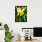 Osterglocken & Ostergrüße Poster (Heimbüro)