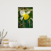 Osterglocken & Ostergrüße Poster (Küche)