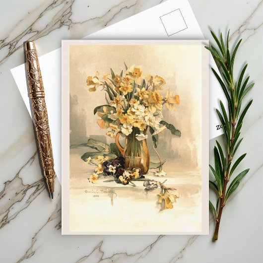 Osterglocken Postkarte
