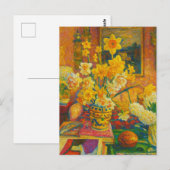 Osterglocken-Postkarte Postkarte (Vorne/Hinten)