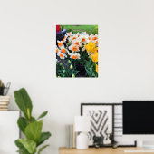 Osterglocken & Tulpen, Oregon Poster (Heimbüro)