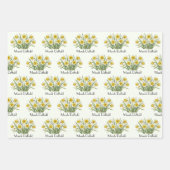 Osterglockenblumen Geschenkpapier Set (Vorderseite 2)