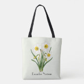 Osterglockenblüten im Dezember Tasche (Rückseite)