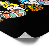 Ostergnau Bunnies Ei Jäger Männer Frauen Kinder Bo Poster (Ecke)