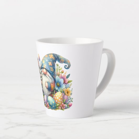 Ostergnome Latte Tasse (Rechte Ecke)