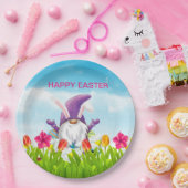 Ostergnome Napkins Pappteller (Party)