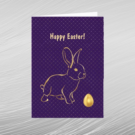 Ostergoldbraun Feiertagskarte