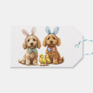 Ostergoldendoodle-Hunde Geschenkanhänger