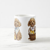 Ostergoldendoodle Hunde Osterhase Kaffeetasse (Mittel)
