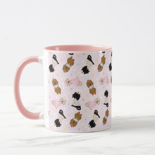 Ostergoldendoodle-Hunde Tasse (Links)